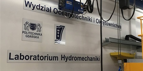 2DT w Laboratorium Hydromechanicznym na Wydziale Oceanotechniki i Okrętownictwa PG