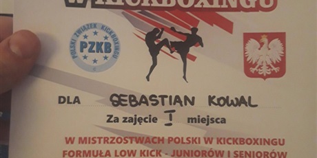  Conradinowiec - mistrzem i wicemistrzem Polski w Kickboxingu.