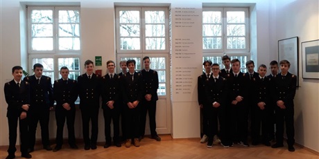 Klasa 1C na wystawie z okazji 100-lecia powstania Konsulatu Generalnego Niemiec.