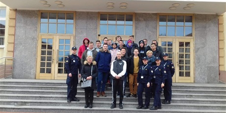 Klasa 3BT podczas Dnia Otwartego Akademii Marynarki Wojennej w Gdyni
