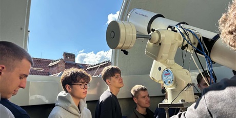 Klasa 5B z wizytą w obserwatorium astronomicznym GSA! 