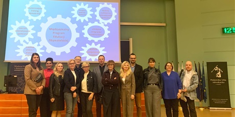 Międzyszkolny program edukacji obywatelskiej Conradinum i IV LO zaprezentowany na konferencji Kuratorium Oświaty w Gdańsku 
