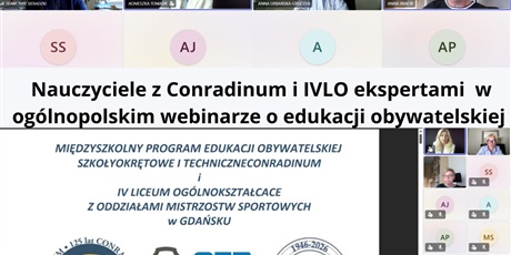 Powiększ grafikę: nauczyciele-z-conradinum-i-ivlo-ekspertami-w-ogolnopolskim-webinarze-o-edukacji-obywatelskiej-680117.jpg