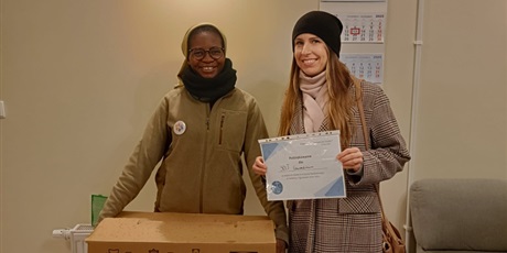 Podziękowanie za udział w akcji - Daj bracie gacie