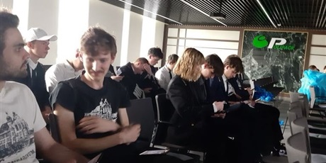 Wizyta studyjna klas 3C i 3M w firmie Polipack
