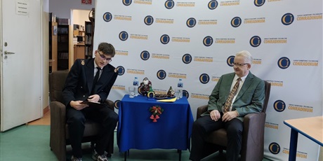 Wizyta wyjątkowego autora w Conradinum!